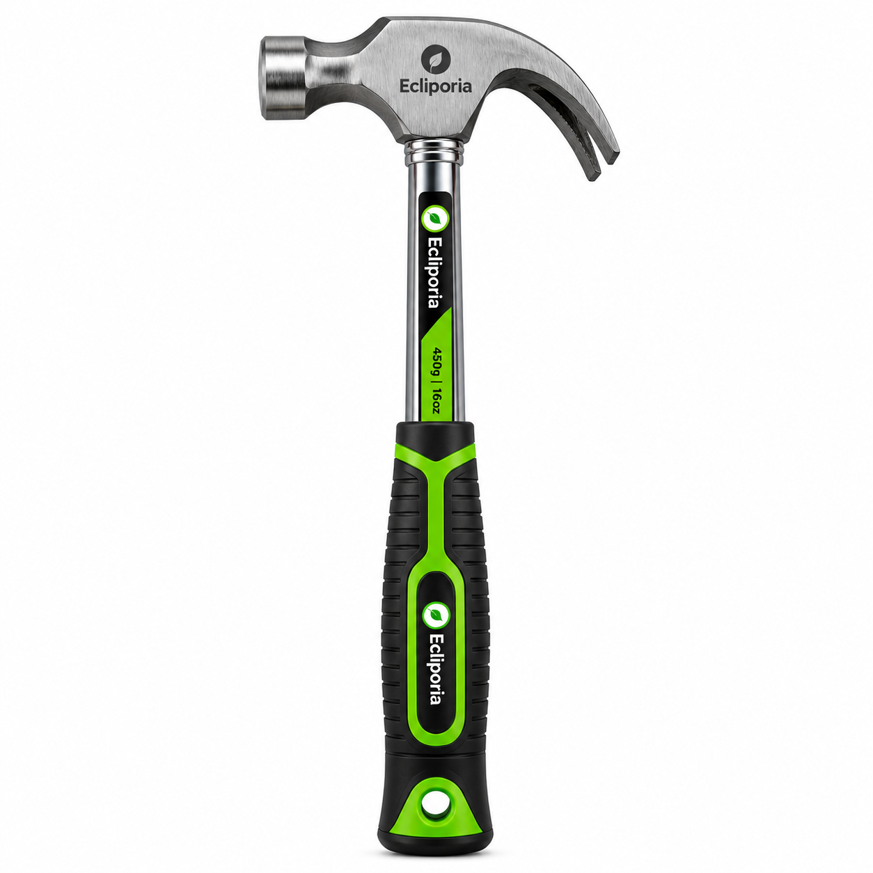 Ecliporia 16 oz Claw Hammer Heavy-Duty Steel Hammer with Ergonomic Non-Slip Grip 1 Ecliporia 16 oz Claw Hammer Heavy-Duty Steel Hammer with Ergonomic Non-Slip Grip
