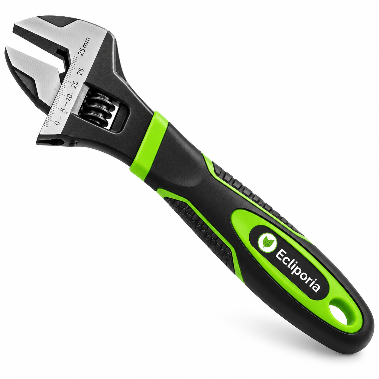 Ecliporia Adjustable Wrench Heavy-Duty Chrome Steel Wrench with Ergonomic Non-Slip Grip 2 214512 2